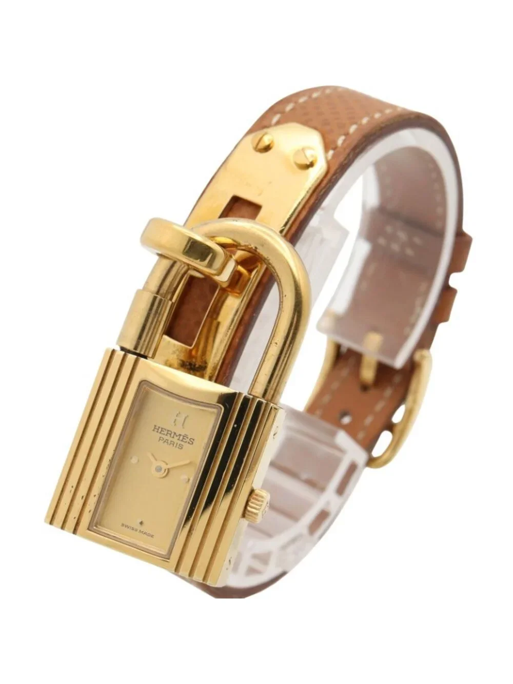 Hermes Watch Kelly Champagne Leather